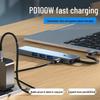 Three-in-One Type-C Multifunctional Dock: 4K HDMI, PD100 Fast Charging, USB 3.0 Ports
