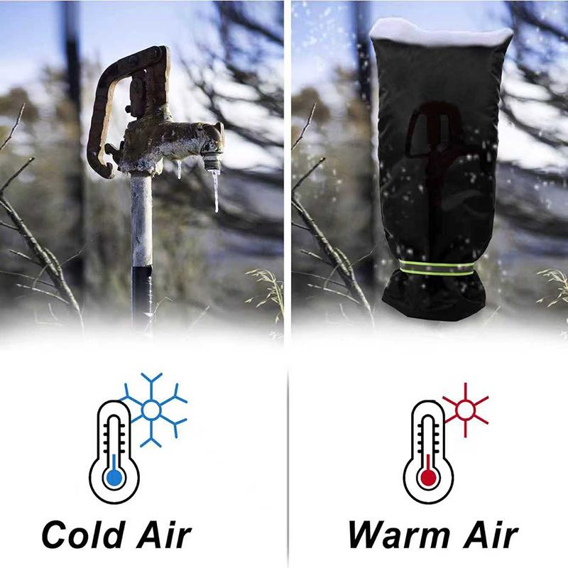 Winter Outdoor Wasserrohr Isolierabdeckung Oxford Stoff Wasserdicht Frostschutz Schutz