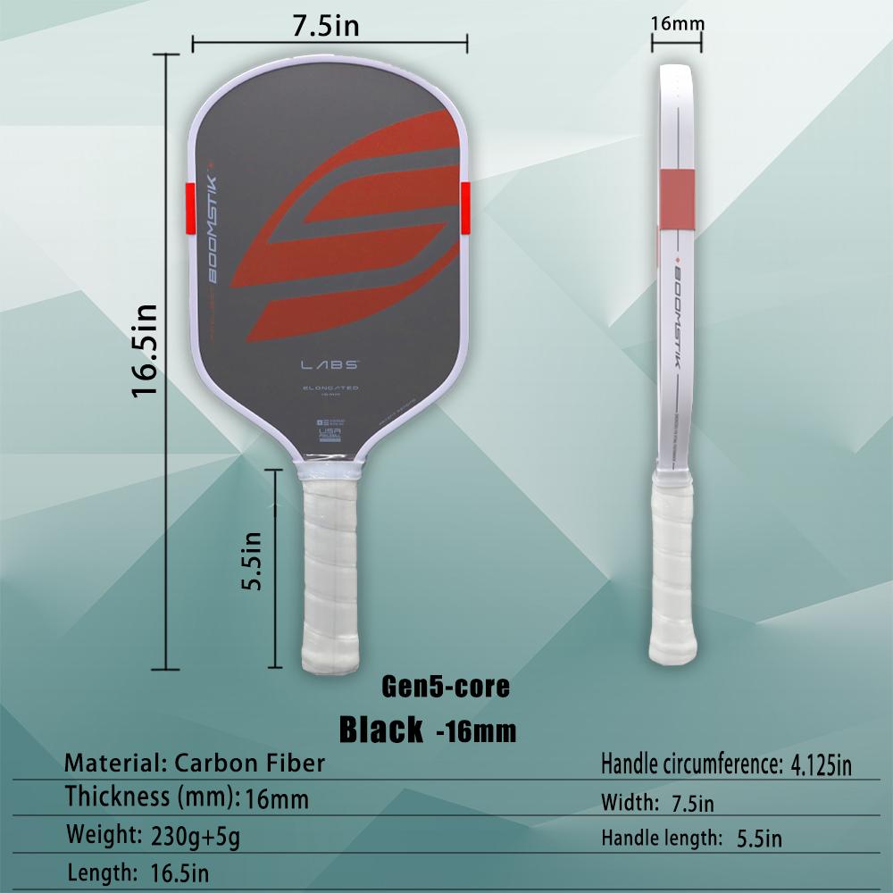 Foam Core Elongated Boomstick Portable Lightweight High Quality Best Pickleball Paddles 2026 LABS Project Style Similarity