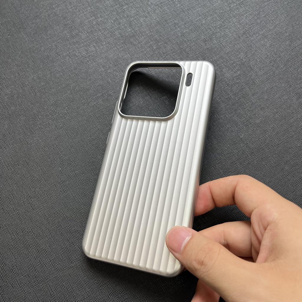 Custodia Magnetica Per Xiaomi 15 Custodia Striscia Opaca Cover Posteriore Rigida Leggera in PC Per Mi 15 Guscio Paraurti Resistente alle Impronte Digitali