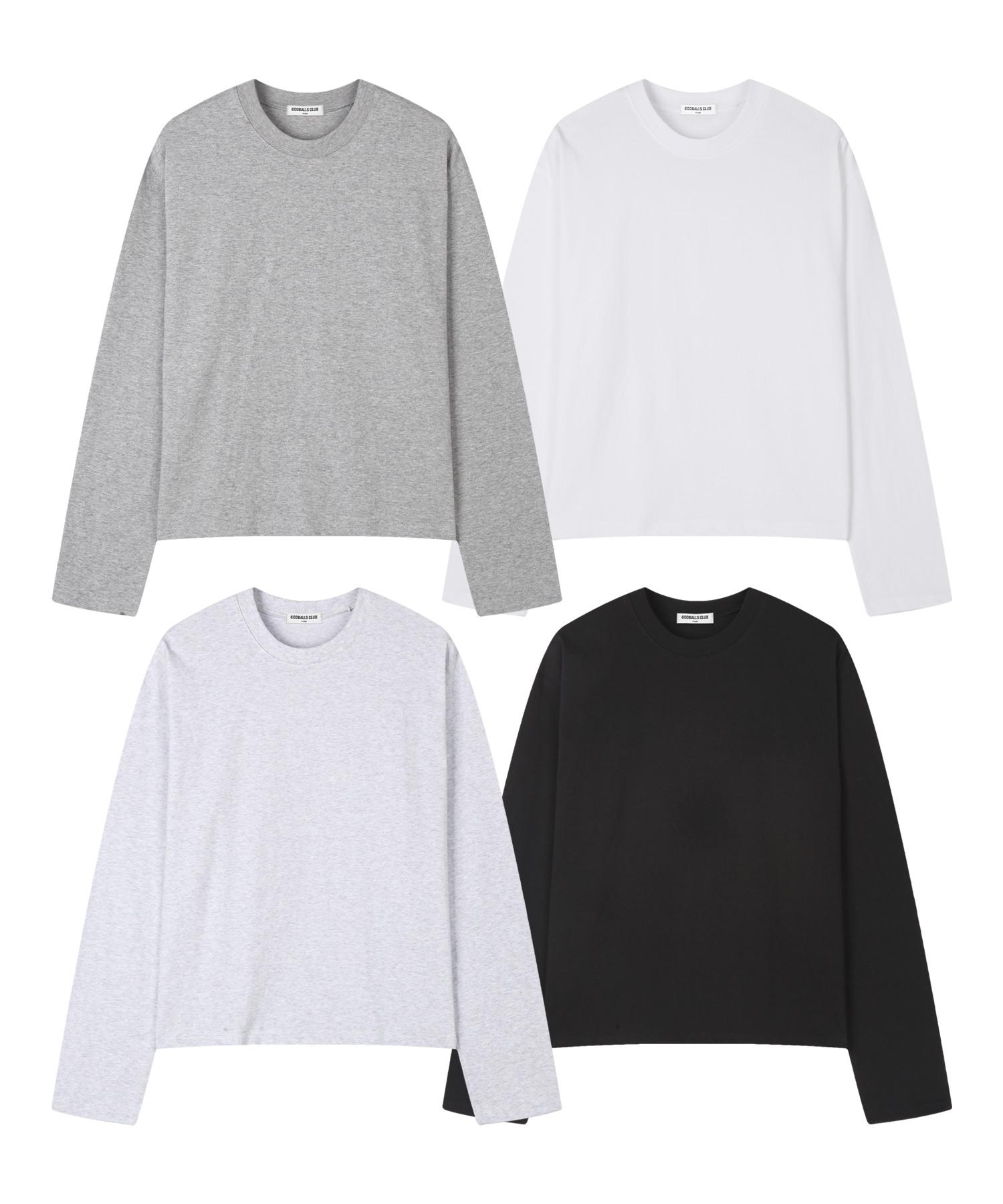 Odd Balls Club Odd Ball Heavy Crop Long Sleeve White/Free