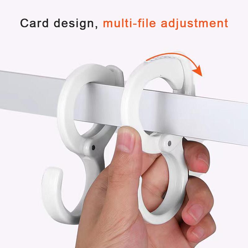 

5 шт. S-образный крючок для карточек, вешалки для шкафа, вешалки для хранения вещей в доме 5PCS