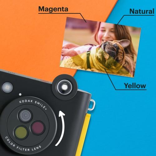 Kodak SMILE+ Instant Print Camera, 2x3'', Black