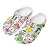 Allover Printed EVA Clogs Slippers Unisex Breathable Lightweight Slip On Casual Sandals Lightweight Soft Sole Summer Daily Wear