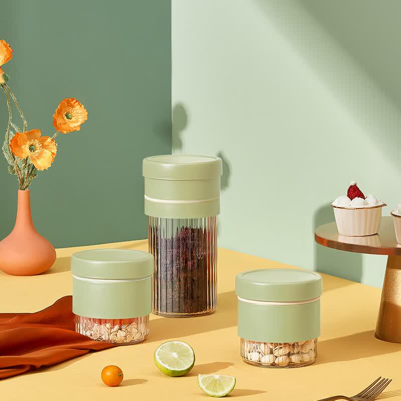 8-Piece Glass Oil and Seasoning Storage Set