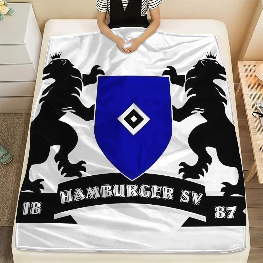 Hamburger SV Print FlAannel Blanket, High Quality Comfortable for All Seasons, Home Decor, Warmth and Comfort