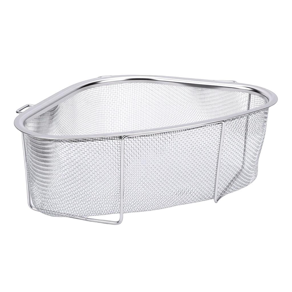 Kitchen Triangle Sink Strainer Stainless Steel Sink Strainer Basket Food Waste Catcher Multifunctional Sink Food Waste