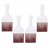 4pcs Brown Coil Cleaning Brush HVAC Grade Radiator Fin Comb Condenser Fin Brush  AC Maintenance