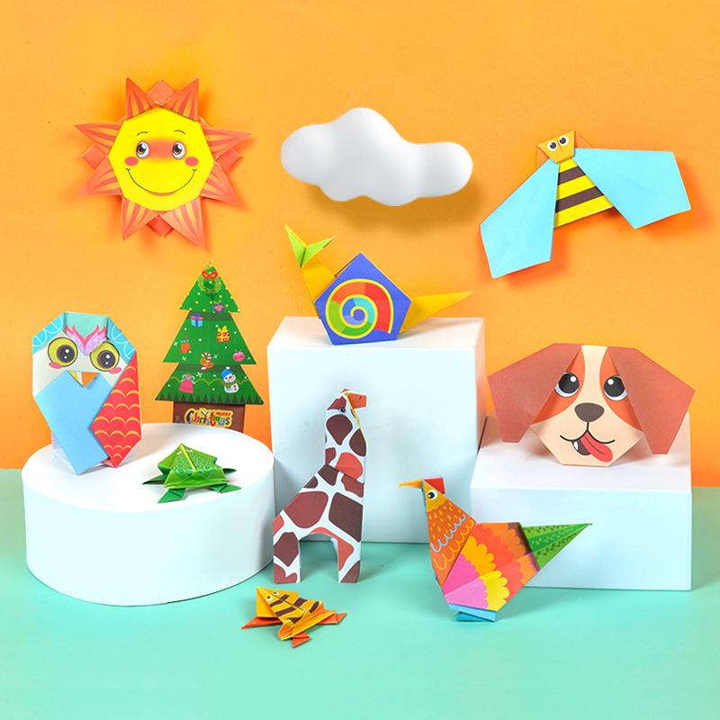 Handmade Origami Material Package Festival Holiday Gatherings Leisure Games DIY Colored Paper Animal/Life Theme Casual Games TMZ