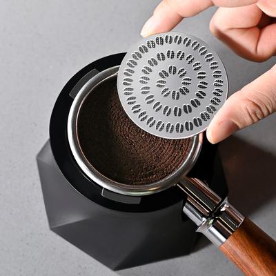 Reusable Metal 51/53/58mm Double Coffee Filter Fine Mesh Heat Resistant Coffee Puck Screen Professional Espresso Accessory