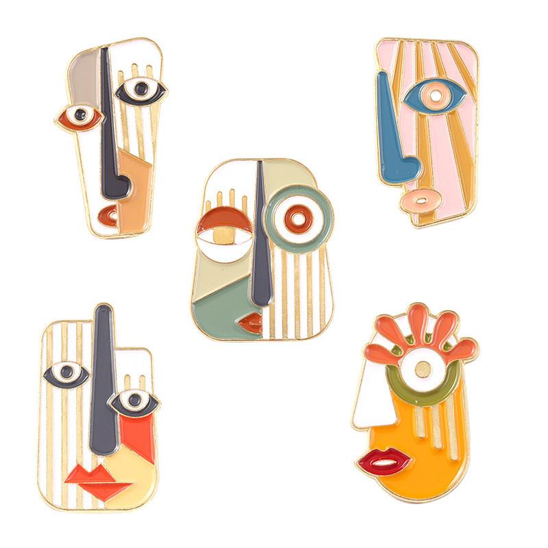 Brooches Artistic Geometric In Alloy Material For Trendsetting Accessories Fashion