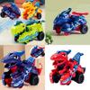 Dinosaur Toy Car With Inertia Collision Transforming For Kids Playroom