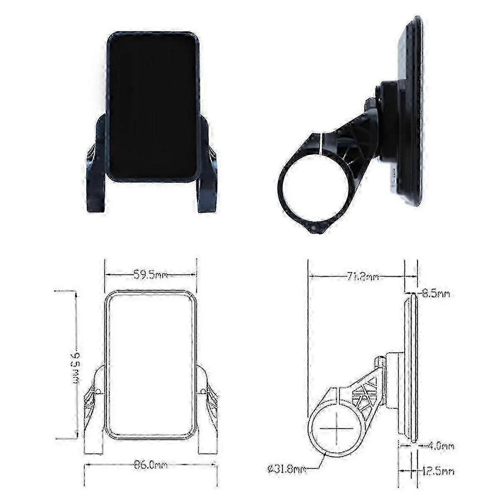 36V-72V Waterproof LCD Display NC-81F for Electric Bike - Waterproof Dashboard Panel