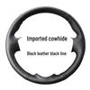 Classic Sylphy Tiida Livina Beige Steering Wheel Cover for Car Accessories
