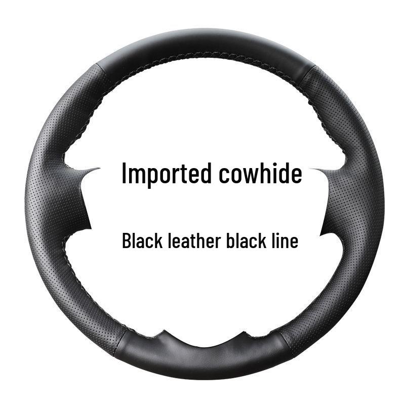 Classic Sylphy Tiida Livina Beige Steering Wheel Cover for Car Accessories