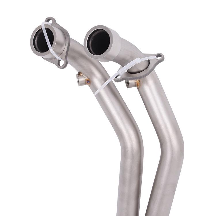Compatible Exhaust Pipe Front & Rear Sections for ZY350GS-2 Kove 350RR Motorcycle