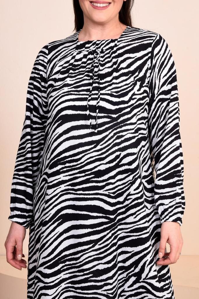 Women's Big Size Dress Mother Plus Size Dress Floral Hijab Clothing