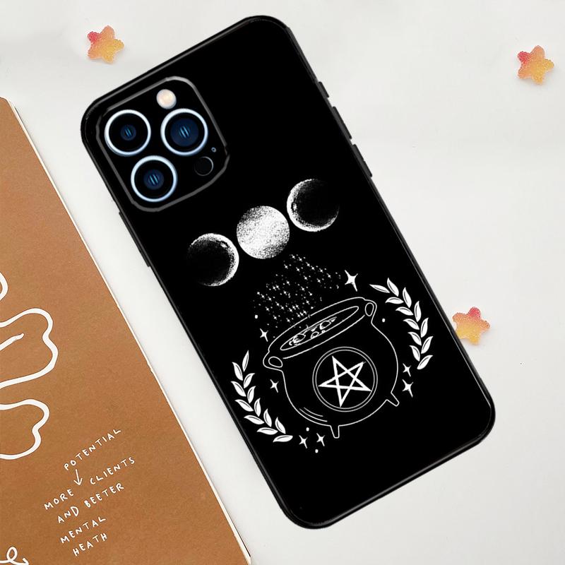 Witchcraft Occult Pentagram Phone Case For iPhone 17 Pro Max 14 11 15 16 Pro Max 12 13 Mini 16 Plus 16e 17 Air Funda