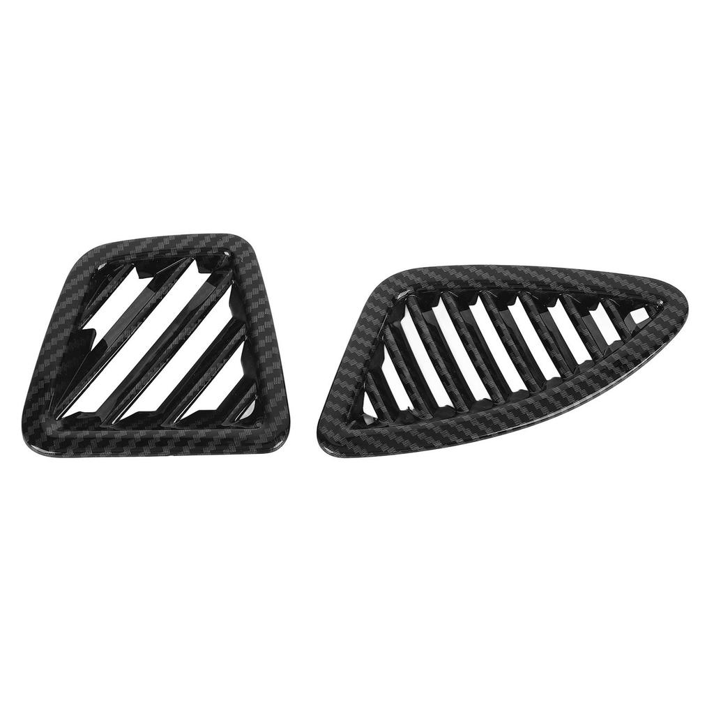 2 Stück Seitenlüftungsblende links rechts Kohlefaser-Stil stilvoller Look für NQ5 2022 bis