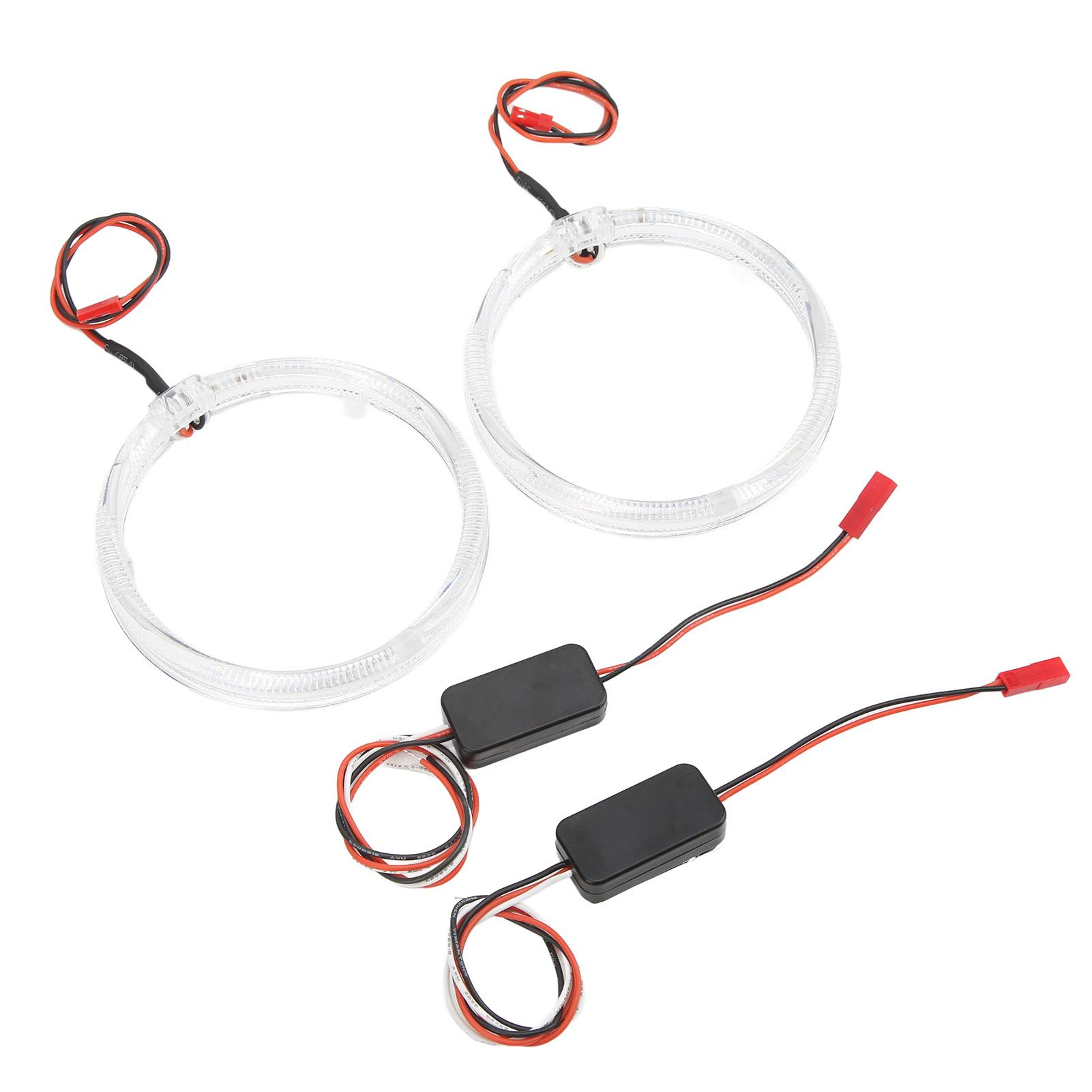 

Автомобильные светодиодные «ангельские глазки» световод 95 мм 3,7 дюйма фиолетовая подсветка 936V для фар ДХО указателей поворота