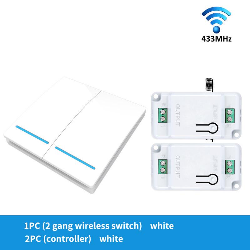 Graffiti Smart WiFi+RF433 Remote Control Switch, Alexa-Compatible On-Off Device.