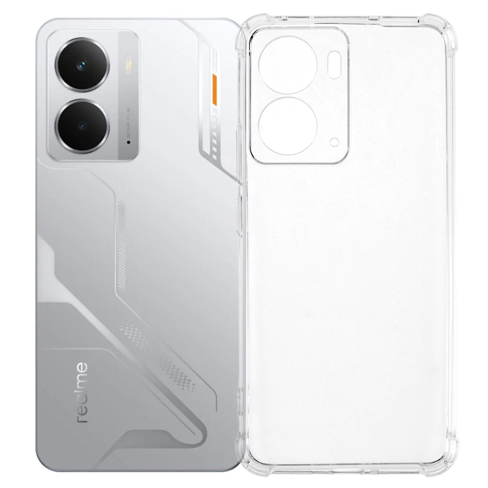 

Для чохла для телефону Realme Neo7x 5G Посилений чотирикутник Захист від падінь Прозора TPU накладка Type A