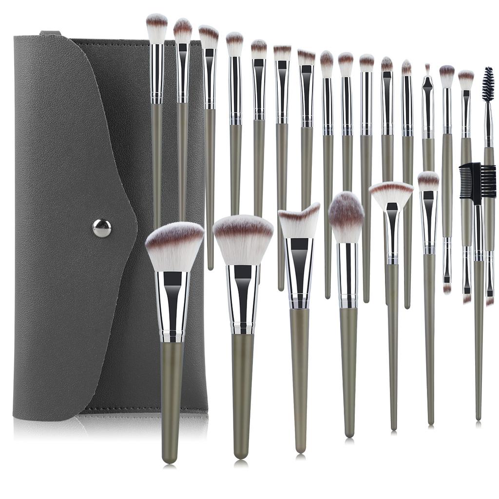 23 Makeup Brush Set, Large Loose Powder Eyeshadow Brush with Brush Bag, Professional Makeup Artist Beauty Tools
