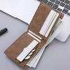 Matte Soft Leather Short Ultra-thin Leather Wallet, Simple Multi Slot Wallet, Foldable All-in-one Ultra-thin Wallet, Card Bag