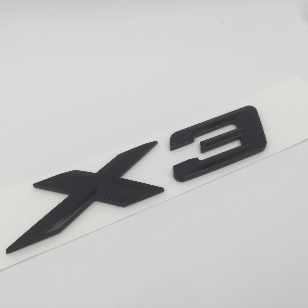 1pcs 3D ABS X1 X2 X3 X4 X5 X6 X7 GT Car Letter Rear Tailgate Trunk Decals Emblem Badge Sticker Decal Styling Auto Accessories