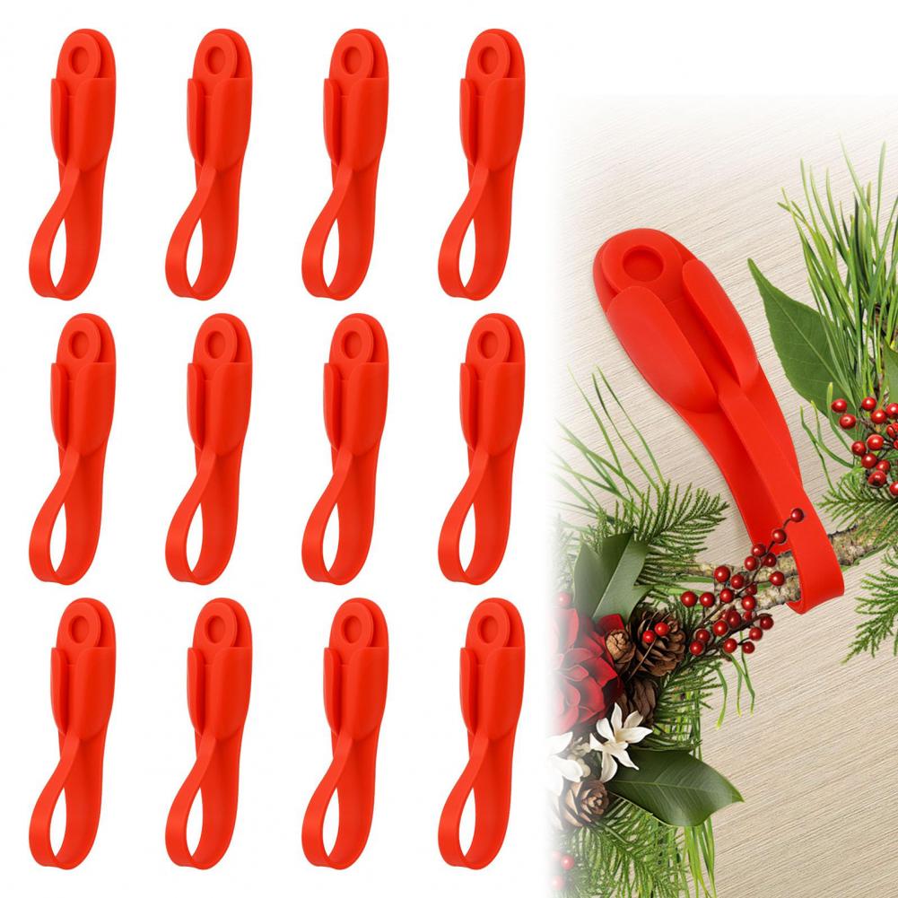 Christmas Wreath Hanger Mantel Garland Hanger Adhesive Christmas Wreath Garland Hooks for Fireplace Mantel for Banister