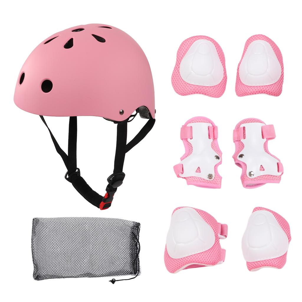 /set Children Safety Helmet Knee Elbow Pad Sets Breathable Riding Skating Protective Gear Set Children Sports Accessories