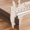 1pc 1m/39.37in Soundproof Door Bottom Sealing Strip Insect Prevention Draught Excluder Self-adhesive Door Draft Stopper Bedroom