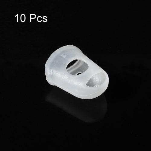 PATIKIL Anti-Slip Fingertip Protectors, 10 Pieces, Silicone Finger Guards for Paper Sorting, Sewing, and Guitar Playing, Transparent