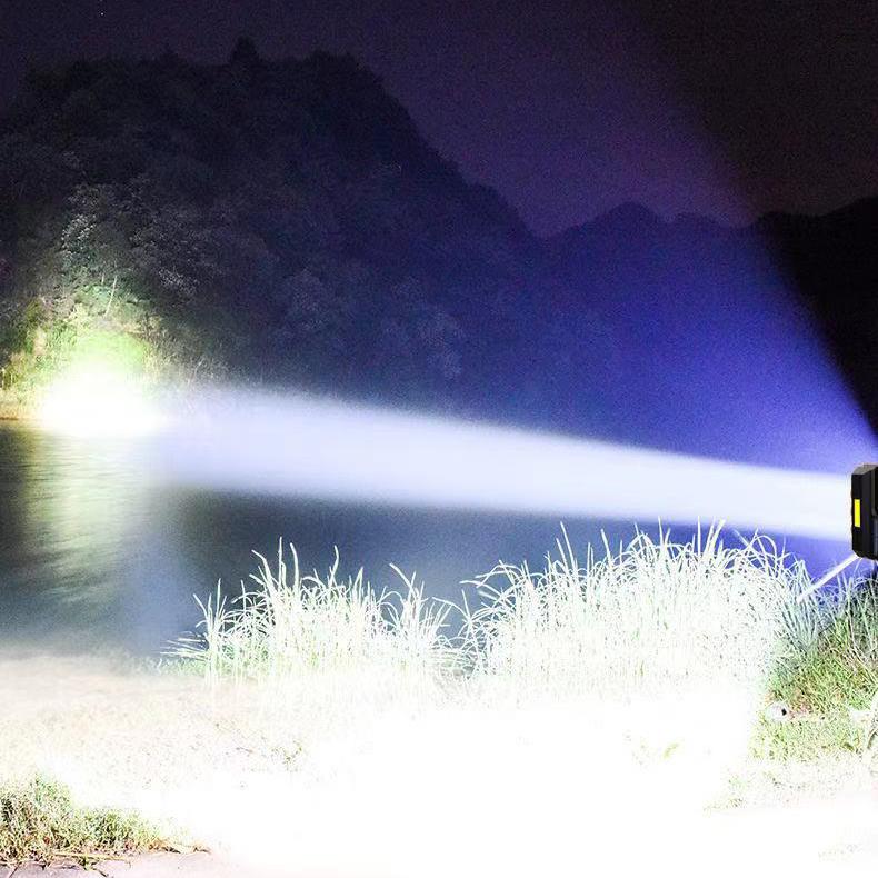 Solar Rechargeable USB Flashlight Super Bright 8 Led Flashlight Portable Searchlight Long-range