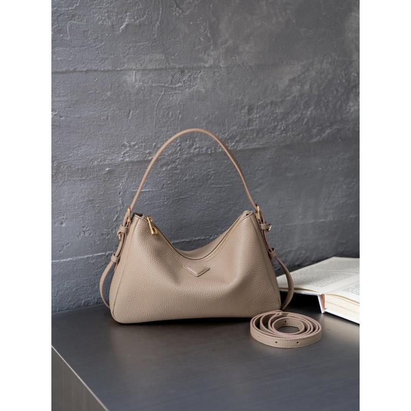 Minimalist Korean-Style Single Shoulder Crossbody Bag Women Soft Genuine Leather Daily Commute