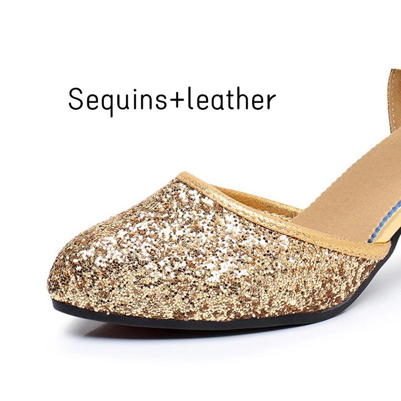 Dámské Dívčí boty na latinskoamerický tanec Close Toe Tango Waltz Taneční boty Střední podpatek 5,5 cm