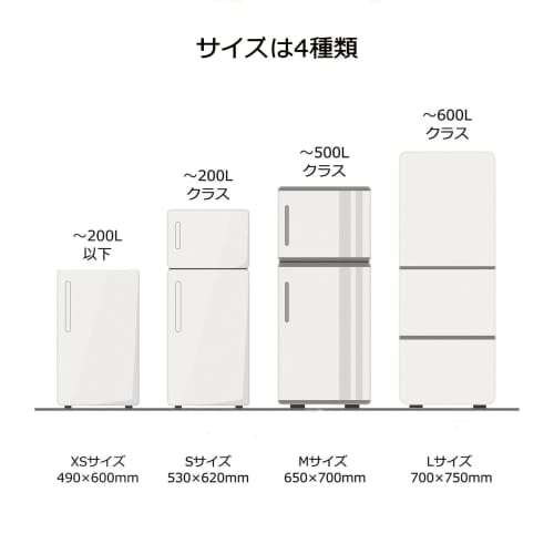 NaturesHome Refrigerator Mat, Large, 70 x 75 cm, Fits up to 600L Refrigerators, 2mm Thick, Colorless, Transparent, Non-Slip, Scratch-Resistant, Dent-R