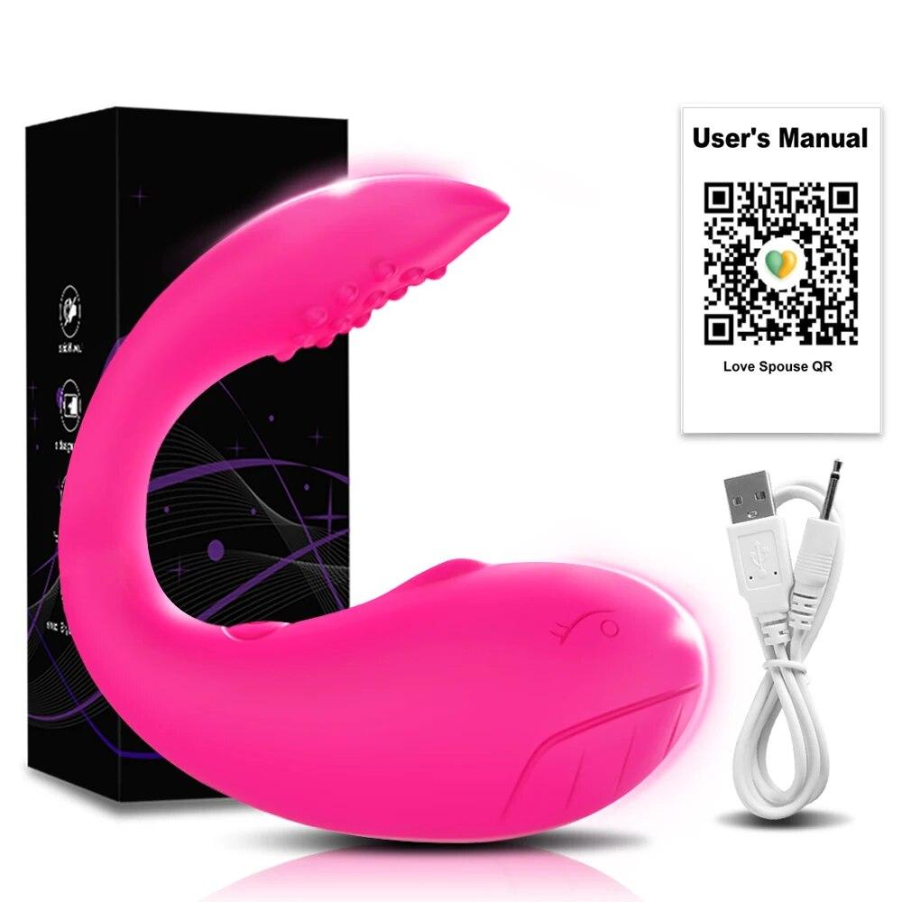 Wireless Bluetooth G Spot Dildo Vibrator for Women APP Remote Control Wear Vibrating Egg Clit Female Panties Sex Toys for Adults