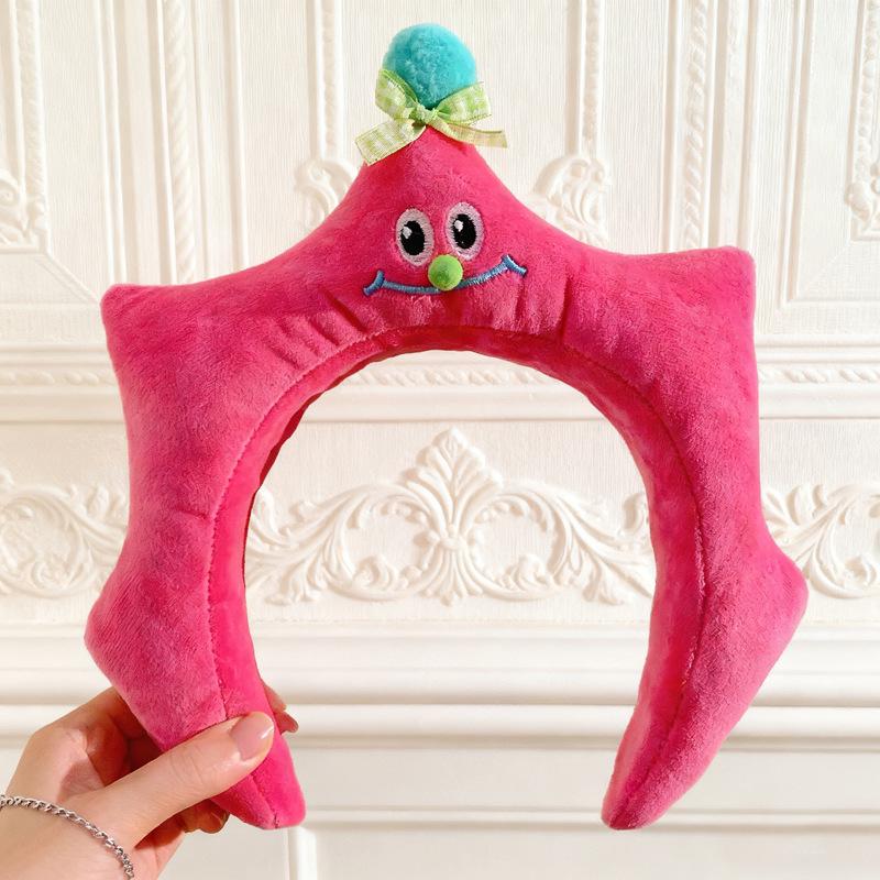 Funny Cute Sponge Star Headband for Women - Perfect for Face Washing, Face Masks, Hair Back, Makeup, Photoshoots, Autumn/Winter Headwear