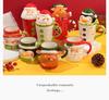 Multi Pattern Cartoon Ceramic Mug Portable Large Capacity Drinkware Gift