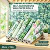 Waterproof Self-adhesive Wallpaper Bedroom Background Wall Furniture Renovation Sticker
