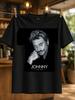 Johnny Hallyday Reaching Stage Pose With Merci Pour Les Souvenirs Text And Tribute Signature Unisex Unisex All Tshirt