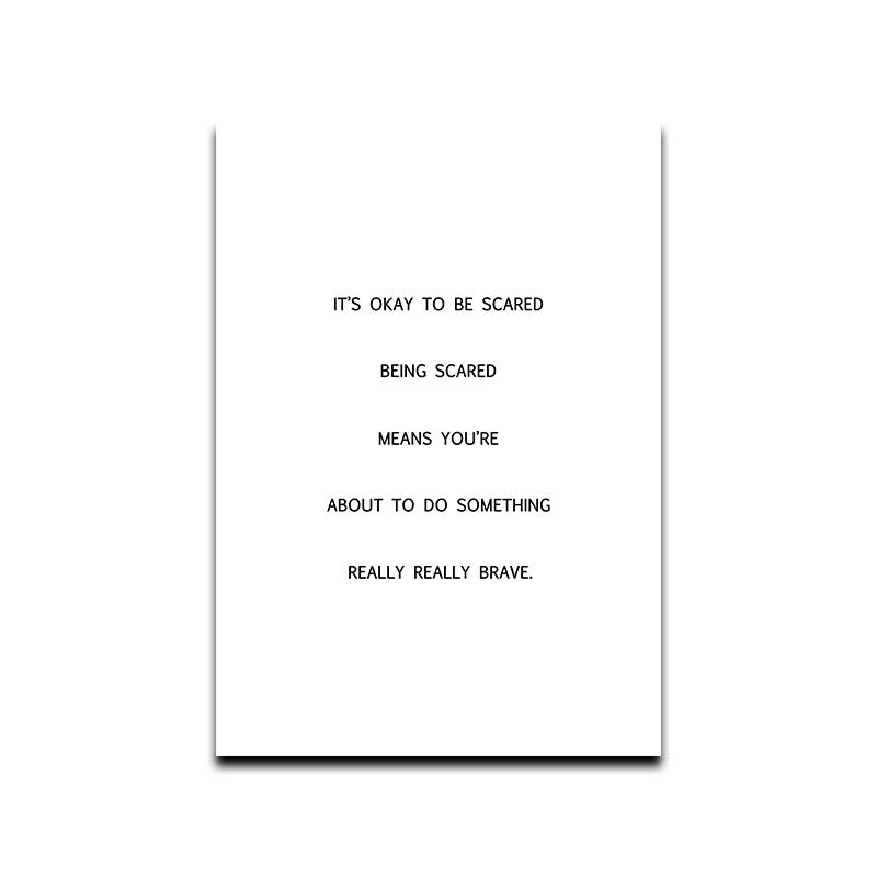 Nordic Decoration Poster and Prints Life Quote Flower Sea Landscape Wall Art Canvas Painting Decorative Picture Home Decor