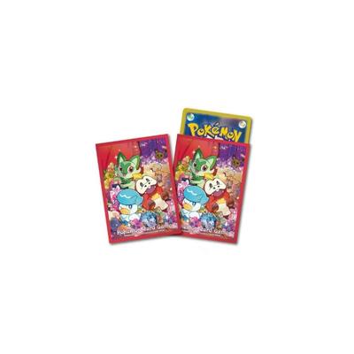 Pokemon TCG Card Sleeves Deck Shield Gift for and Squass 64-Card Meowth, Hogwarts,