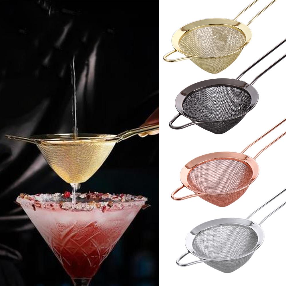 Steel Practical Baking Sifting Cooking Tool Kitchen Oil Skimmer Colander Cocktail Filter Strainer