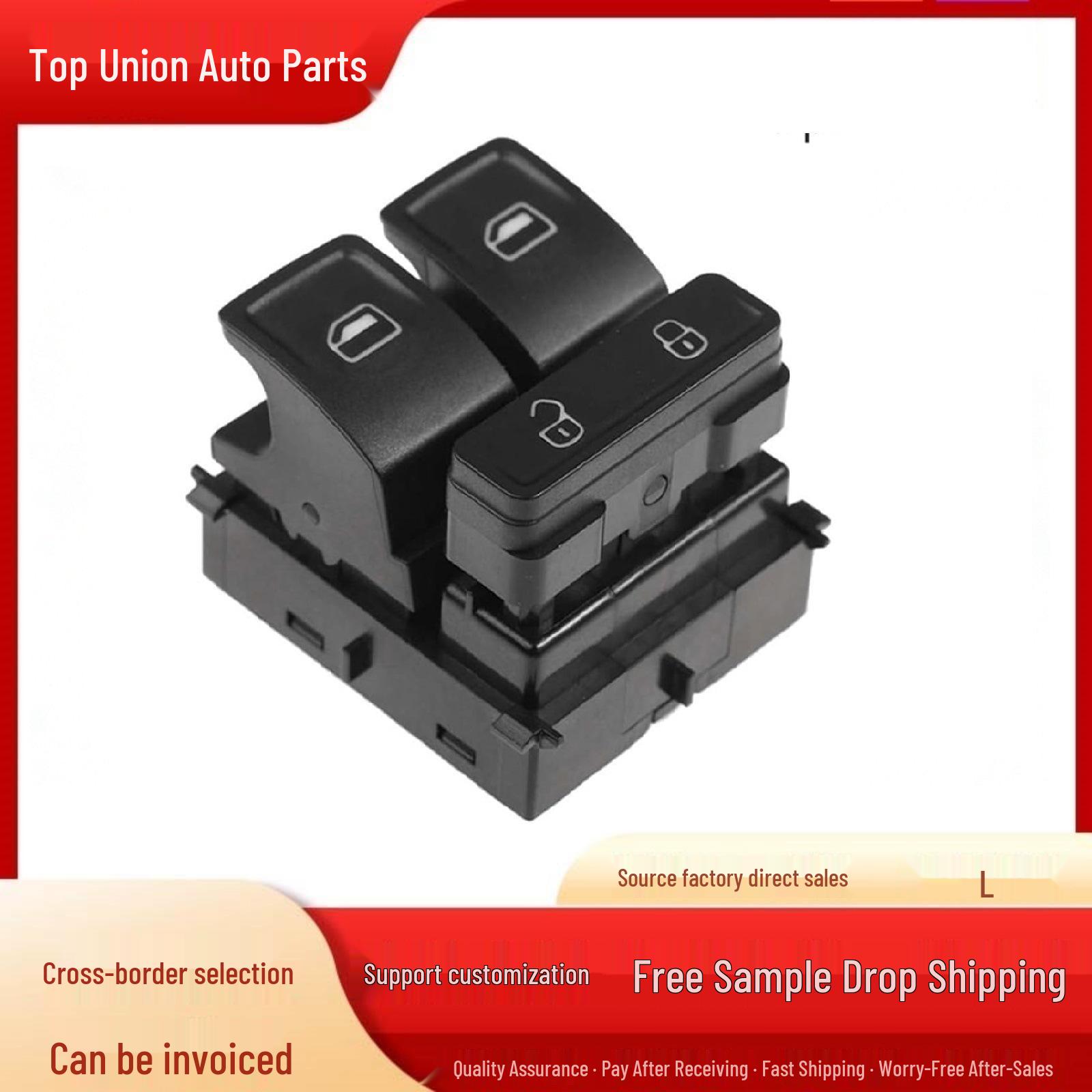 The 34D959858 is a compatible electric window master switch for Volkswagen Jetta. Electric