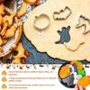 12PCS Halloween Cookie Cutter Stainless Steel Cartoon Cookie Mold Pumpkin Bat Ghost Spider Web Baking Molds Kitchen Baking Tools