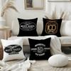 Brand Moto G-Guzzis Pillow Case Office Sofa Dorm Chair Back Short Plush Double-Sided Printing Home Cushion Cover