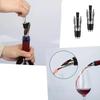 Wine Aerator Stainless Steel Wine Bottle Pourers and Stoppers 2-in-1 Steel Champagne Sealed Cap Stopper Wine Spout Pourer