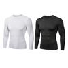 Men's Compression Shirts Long Sleeve Base-Layer Quick Dry Workout T Shirts Sports Running Tops for Gym Fitness Muscle Training